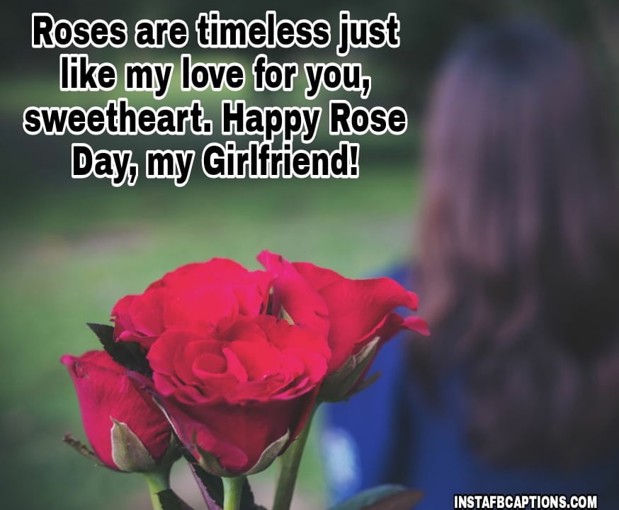 Rose Day Quotes For Girlfriend - Rose Day Quotes for Girlfriend - 250+ ROSE DAY Instagram Captions & Quotes 2021